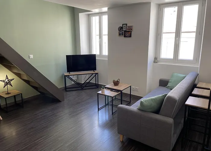 Marseille Mood II - Centre Ville - Calme - Duplex - 5 Couchages - Cuisine Complete