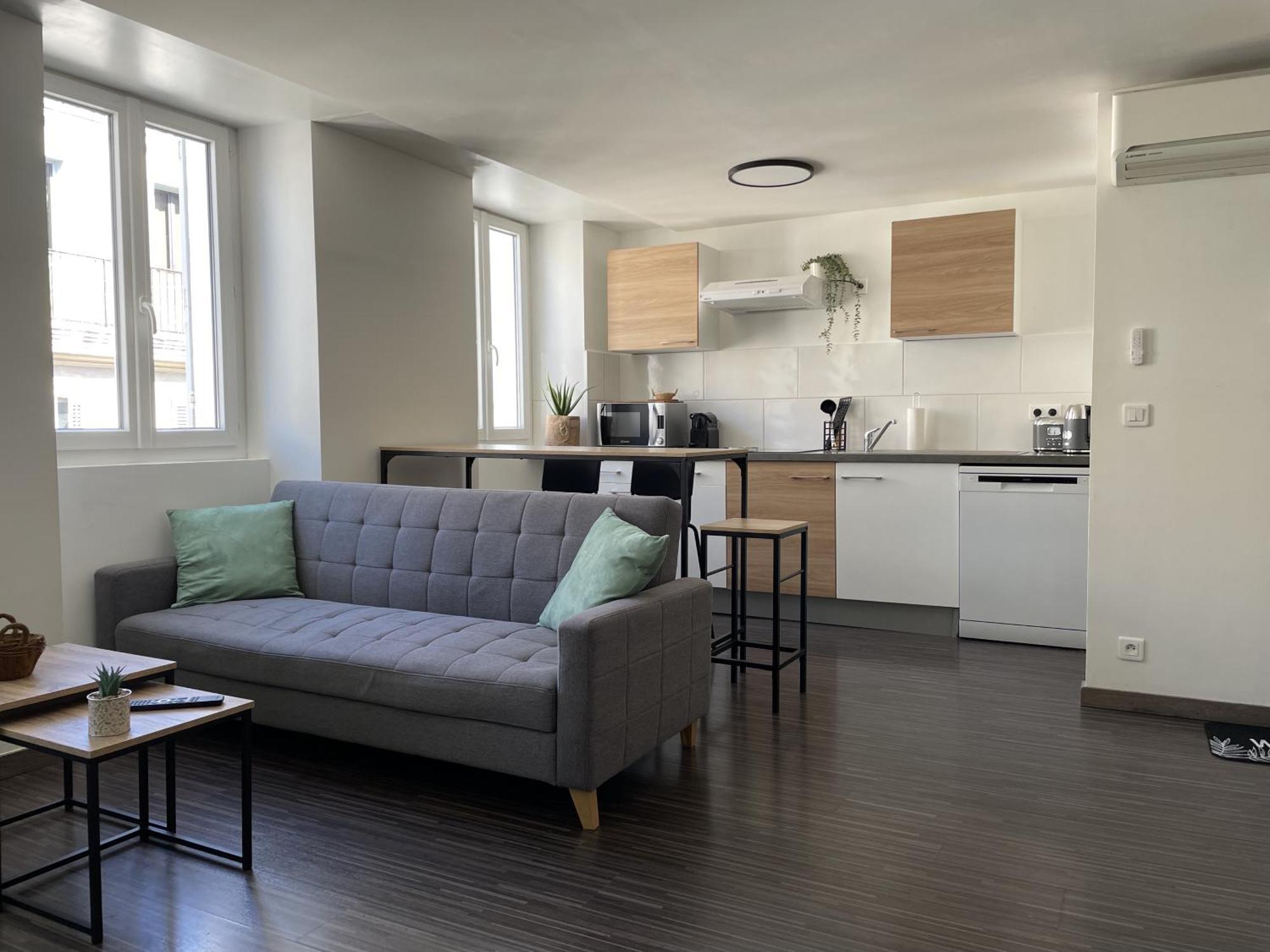Mood Ii - Centre - Calme - Duplex - 5 Couchages - Cuisine Complete Appartement