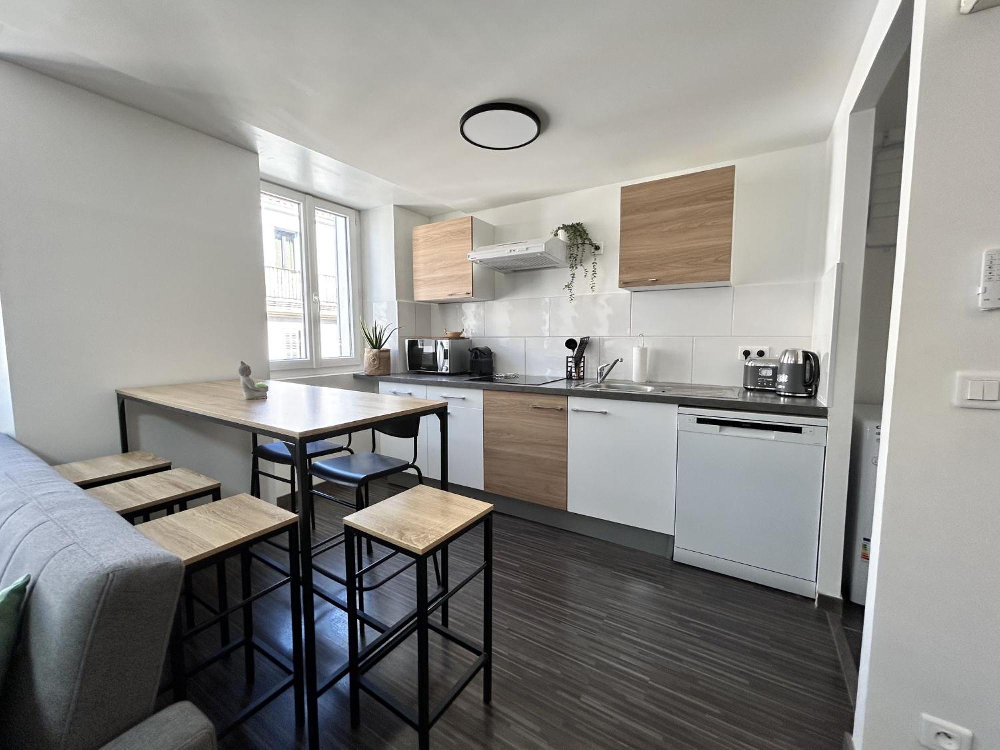 Appartement Mood Ii - Centre - Calme - Duplex - 5 Couchages - Cuisine Complete *
