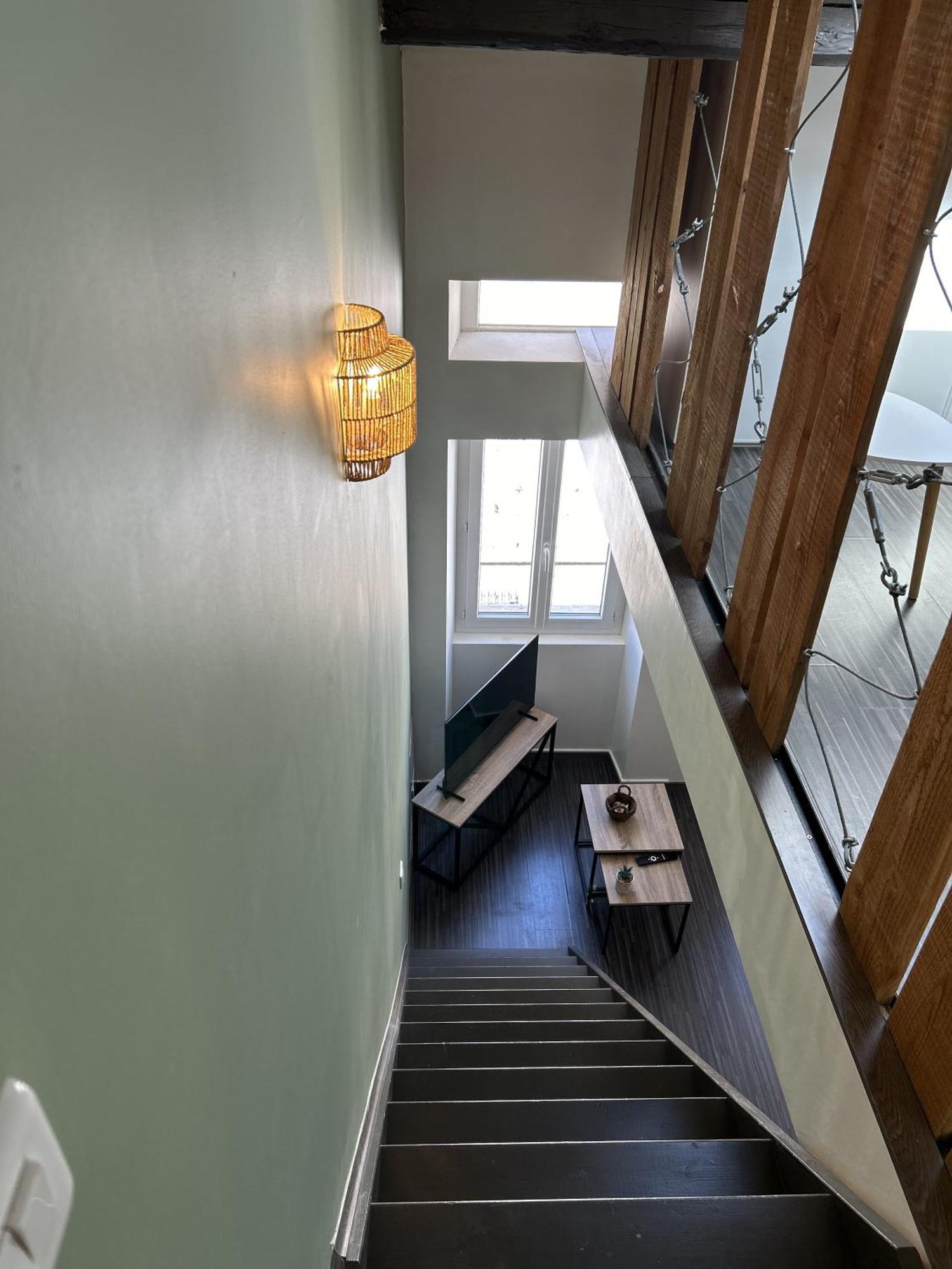 Mood Ii - Centre - Calme - Duplex - 5 Couchages - Cuisine Complete Appartement